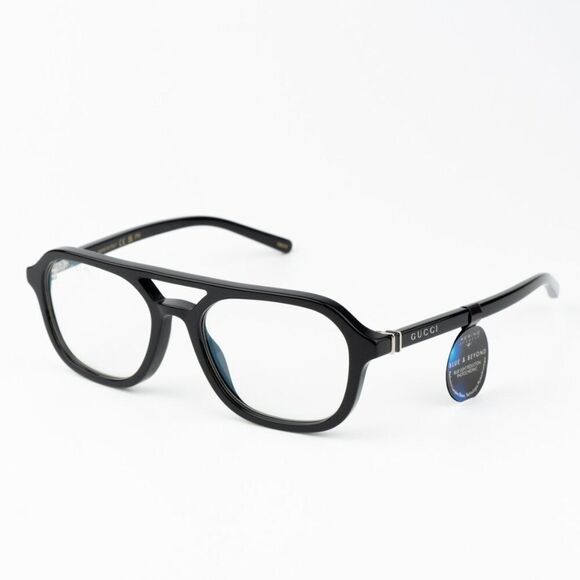 NEW Gucci GG1673S 001 Black Photochromic Transition Pilot Eyeglasses - Picture 3 of 10